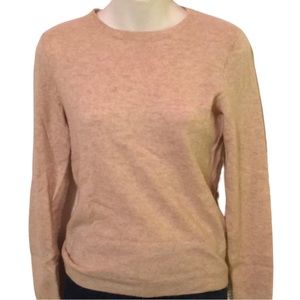 C by Bloomingdale’s Cream 100% Cashmere Sweater